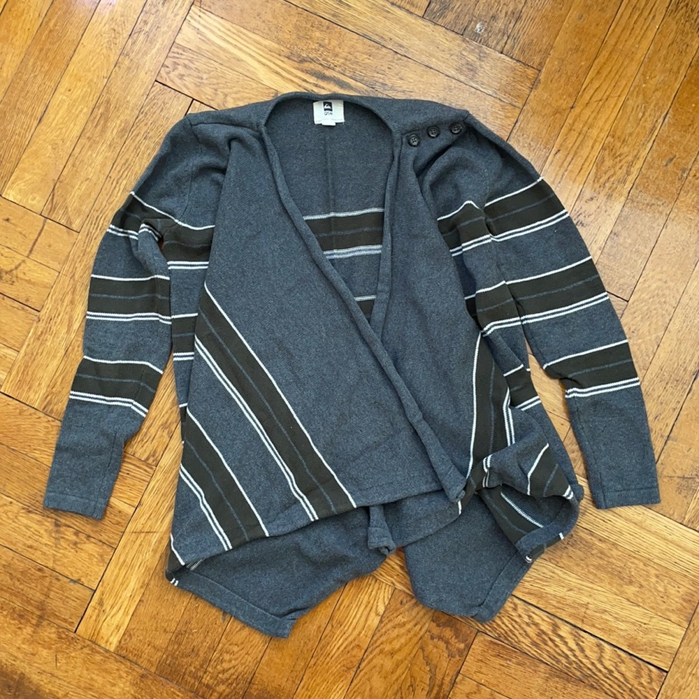 Quiksilver Women’s Striped Cardigan Sweater